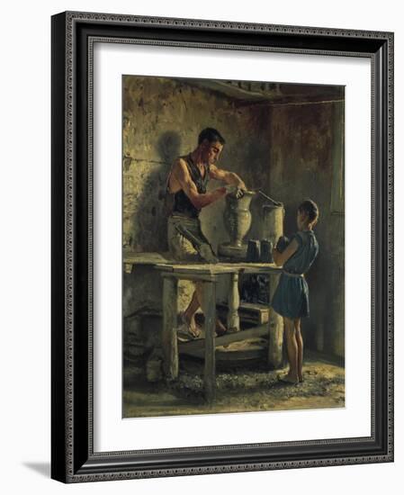 The Potters, 1873-Filippo Palizzi-Framed Giclee Print