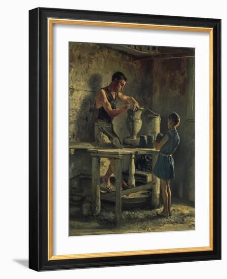 The Potters, 1873-Filippo Palizzi-Framed Giclee Print
