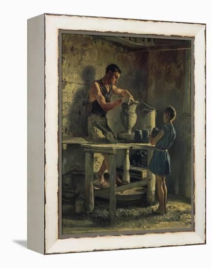 The Potters, 1873-Filippo Palizzi-Framed Premier Image Canvas