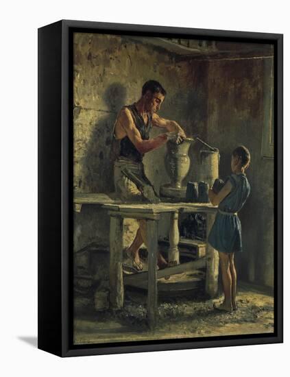 The Potters, 1873-Filippo Palizzi-Framed Premier Image Canvas