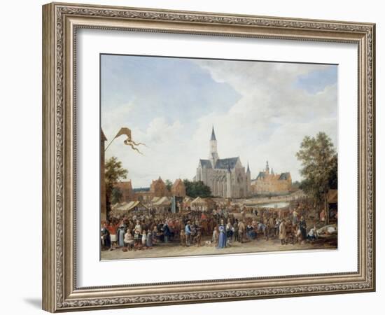 The Potters' Fair at Ghent-David Teniers the Younger-Framed Giclee Print