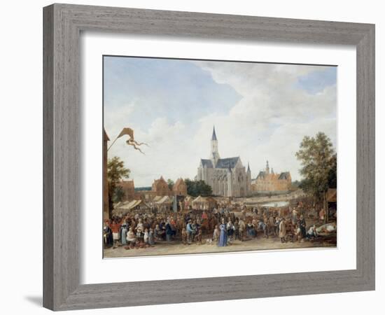 The Potters' Fair at Ghent-David Teniers the Younger-Framed Giclee Print