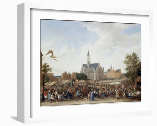 The Potters' Fair at Ghent-David Teniers the Younger-Framed Giclee Print