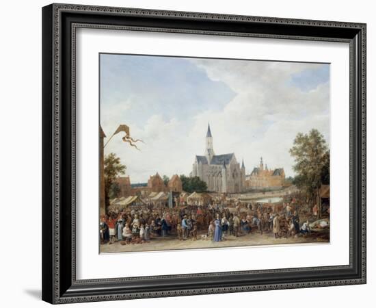 The Potters' Fair at Ghent-David Teniers the Younger-Framed Giclee Print