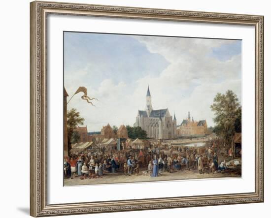 The Potters' Fair at Ghent-David Teniers the Younger-Framed Giclee Print