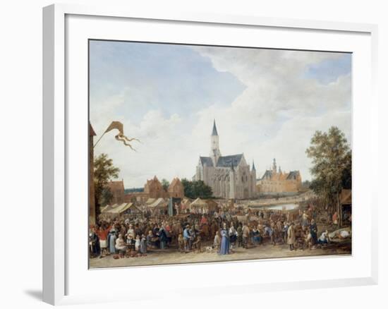 The Potters' Fair at Ghent-David Teniers the Younger-Framed Giclee Print