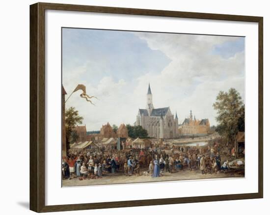 The Potters' Fair at Ghent-David Teniers the Younger-Framed Giclee Print