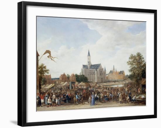 The Potters' Fair at Ghent-David Teniers the Younger-Framed Giclee Print