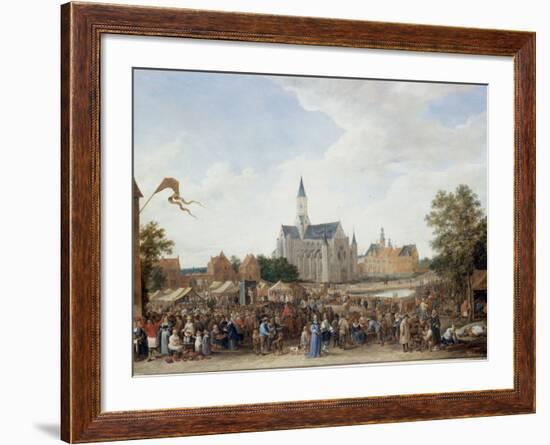 The Potters' Fair at Ghent-David Teniers the Younger-Framed Giclee Print