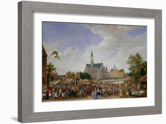 The Potters' Fair at Ghent-David Teniers the Younger-Framed Giclee Print