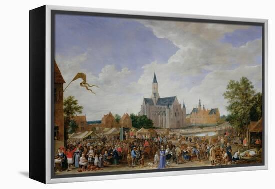 The Potters' Fair at Ghent-David Teniers the Younger-Framed Premier Image Canvas