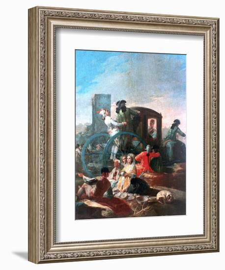 The Pottery Vendor, 1778-Francisco de Goya-Framed Giclee Print