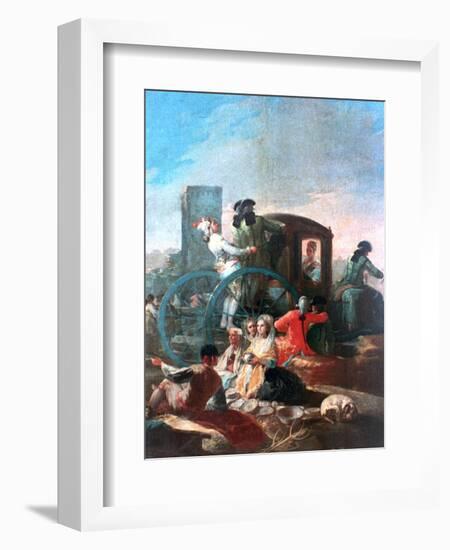 The Pottery Vendor, 1778-Francisco de Goya-Framed Giclee Print