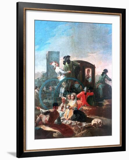 The Pottery Vendor, 1778-Francisco de Goya-Framed Giclee Print