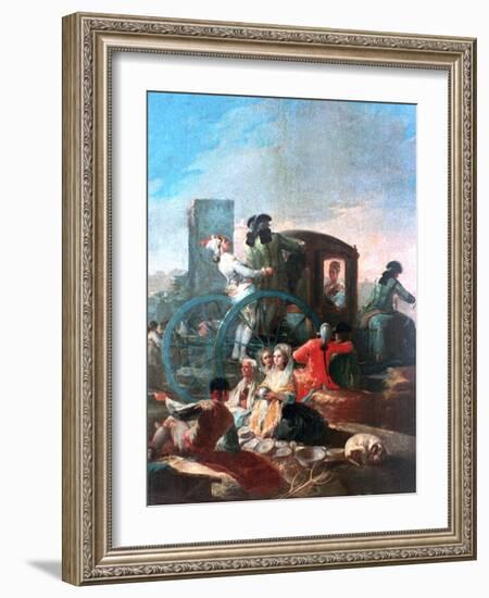 The Pottery Vendor, 1778-Francisco de Goya-Framed Giclee Print