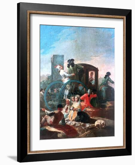 The Pottery Vendor, 1778-Francisco de Goya-Framed Giclee Print