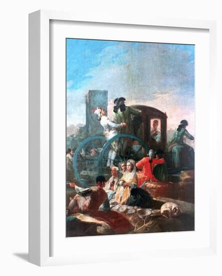 The Pottery Vendor, 1778-Francisco de Goya-Framed Giclee Print