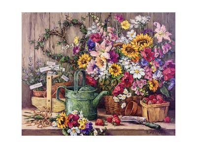 The Potting Bench Giclee Print By Barbara Mock Art Com