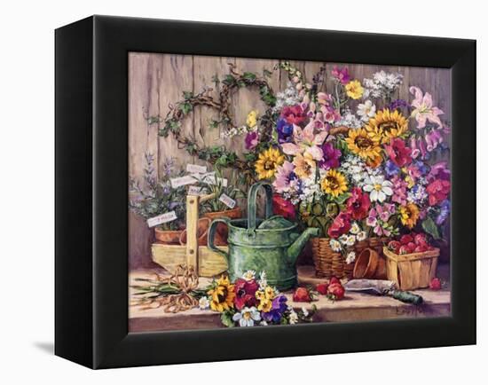 The Potting Bench-Barbara Mock-Framed Premier Image Canvas