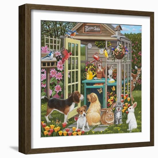 The Potting Shed-William Vanderdasson-Framed Giclee Print