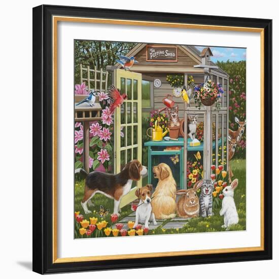 The Potting Shed-William Vanderdasson-Framed Giclee Print