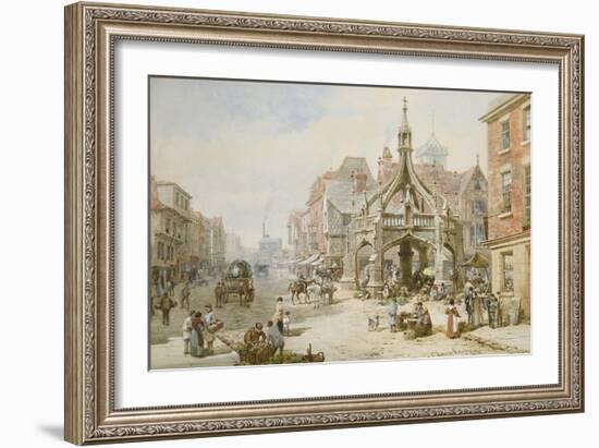 The Poultry Cross at Salisbury-Louise J. Rayner-Framed Giclee Print