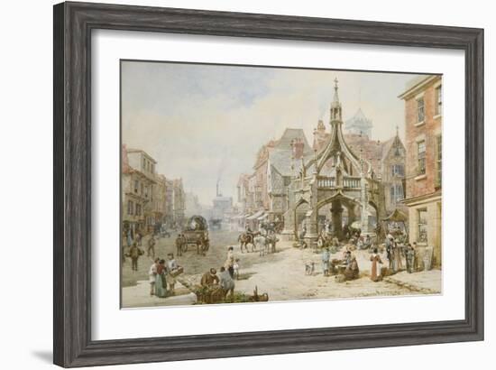 The Poultry Cross at Salisbury-Louise J. Rayner-Framed Giclee Print