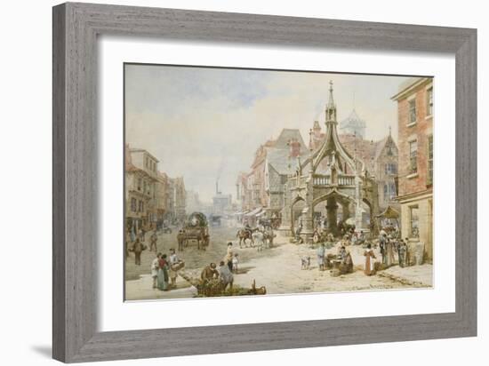 The Poultry Cross at Salisbury-Louise J. Rayner-Framed Giclee Print