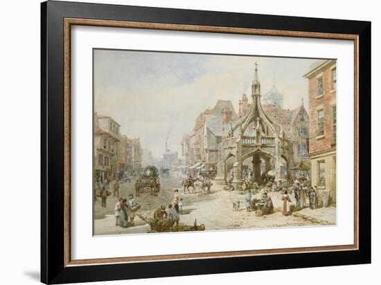 The Poultry Cross at Salisbury-Louise J. Rayner-Framed Giclee Print