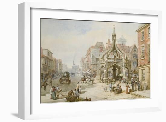 The Poultry Cross at Salisbury-Louise J. Rayner-Framed Giclee Print