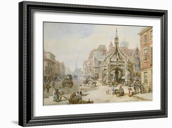 The Poultry Cross at Salisbury-Louise J. Rayner-Framed Giclee Print