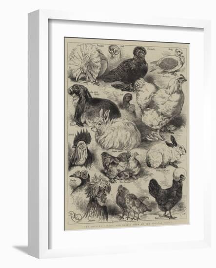 The Poultry, Pigeon, and Rabbit Show at the Crystal Palace-Harrison William Weir-Framed Giclee Print