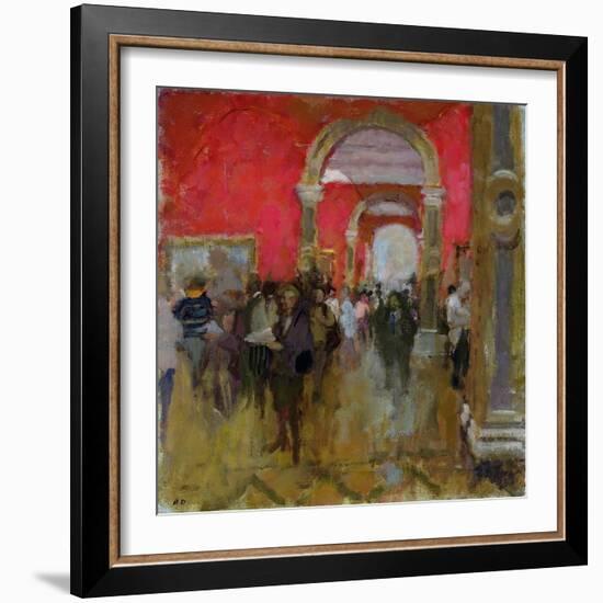 The Poussin Exhibition-Bernard Dunstan-Framed Giclee Print