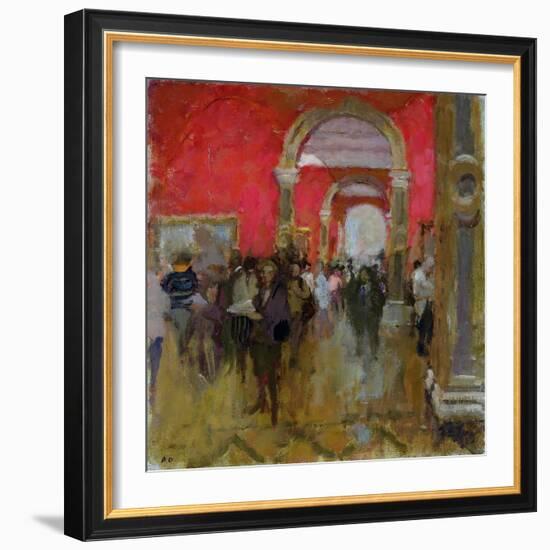 The Poussin Exhibition-Bernard Dunstan-Framed Giclee Print