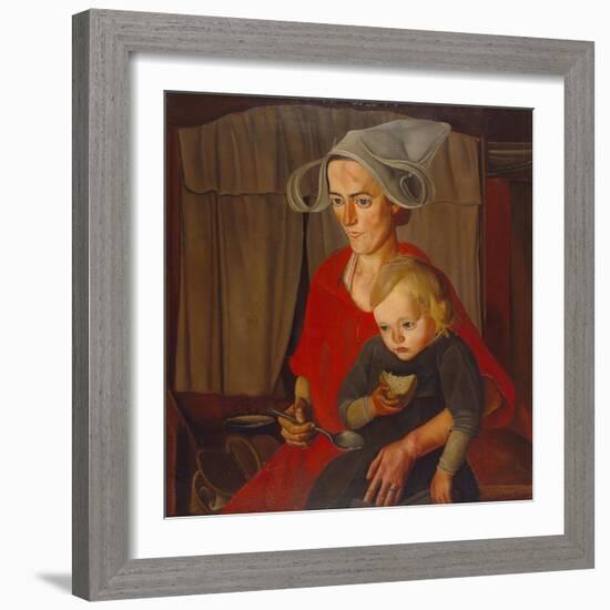 The Poverty, 1925-Boris Dmitryevich Grigoriev-Framed Giclee Print