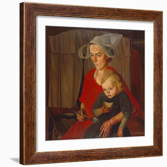 The Poverty, 1925-Boris Dmitryevich Grigoriev-Framed Giclee Print