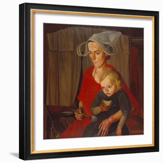 The Poverty, 1925-Boris Dmitryevich Grigoriev-Framed Giclee Print