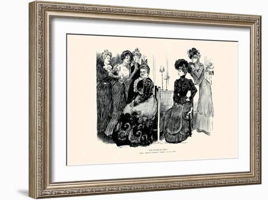 The Power of Gold-Charles Dana Gibson-Framed Art Print