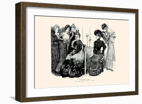 The Power of Gold-Charles Dana Gibson-Framed Art Print