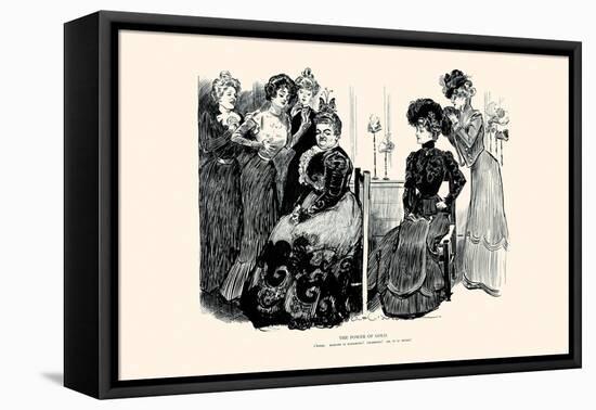 The Power of Gold-Charles Dana Gibson-Framed Stretched Canvas