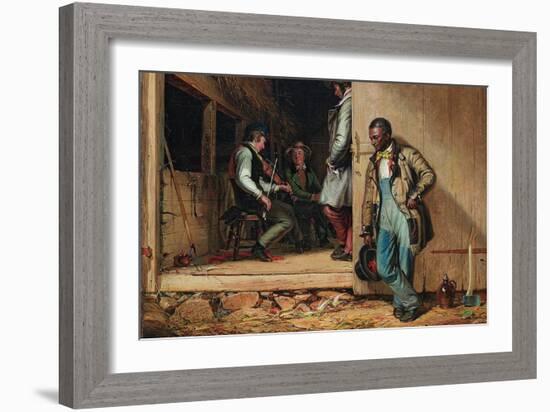 The Power of Music-William Sidney Mount-Framed Art Print