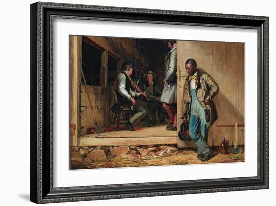 The Power of Music-William Sidney Mount-Framed Art Print