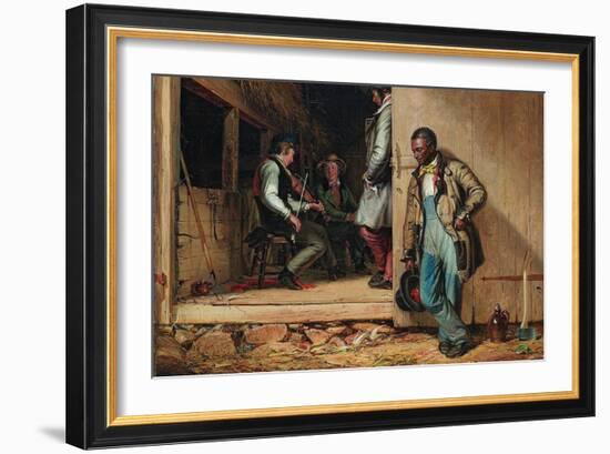 The Power of Music-William Sidney Mount-Framed Art Print