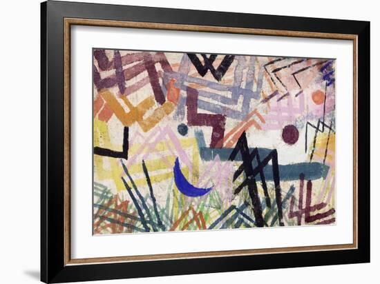 The Power of Play in a Lech landscape-Paul Klee-Framed Giclee Print