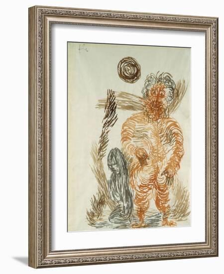 The Power of the Giant; Gewalt Den Riesen-Paul Klee-Framed Giclee Print