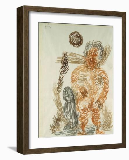 The Power of the Giant; Gewalt Den Riesen-Paul Klee-Framed Giclee Print