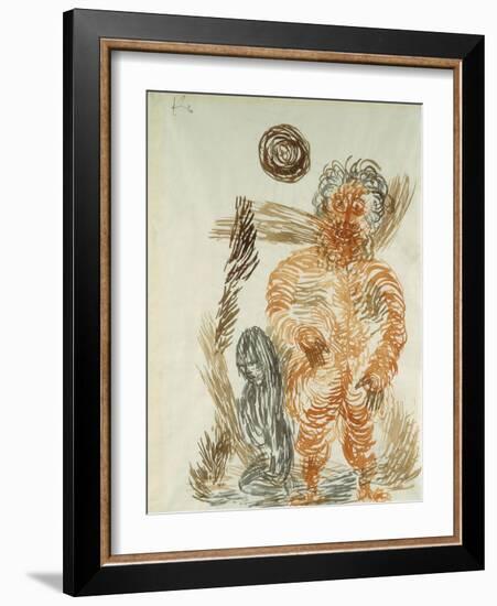 The Power of the Giant; Gewalt Den Riesen-Paul Klee-Framed Giclee Print