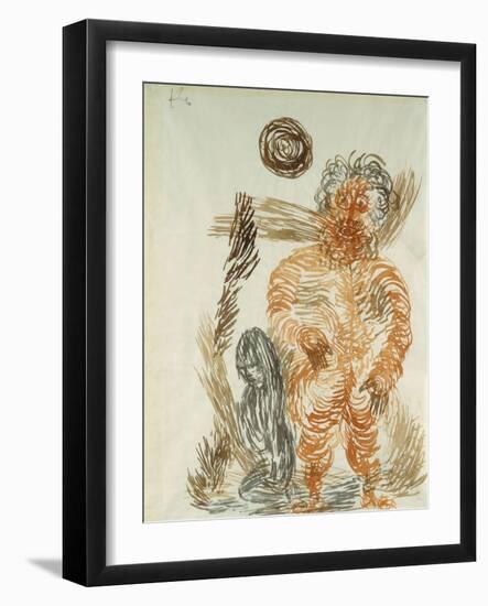 The Power of the Giant; Gewalt Den Riesen-Paul Klee-Framed Giclee Print