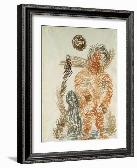 The Power of the Giant; Gewalt Den Riesen-Paul Klee-Framed Giclee Print