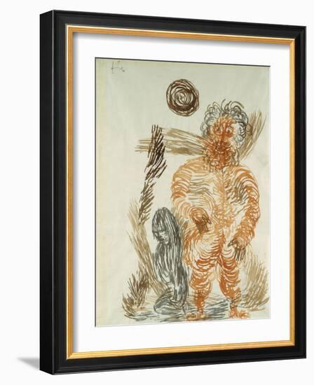 The Power of the Giant; Gewalt Den Riesen-Paul Klee-Framed Giclee Print